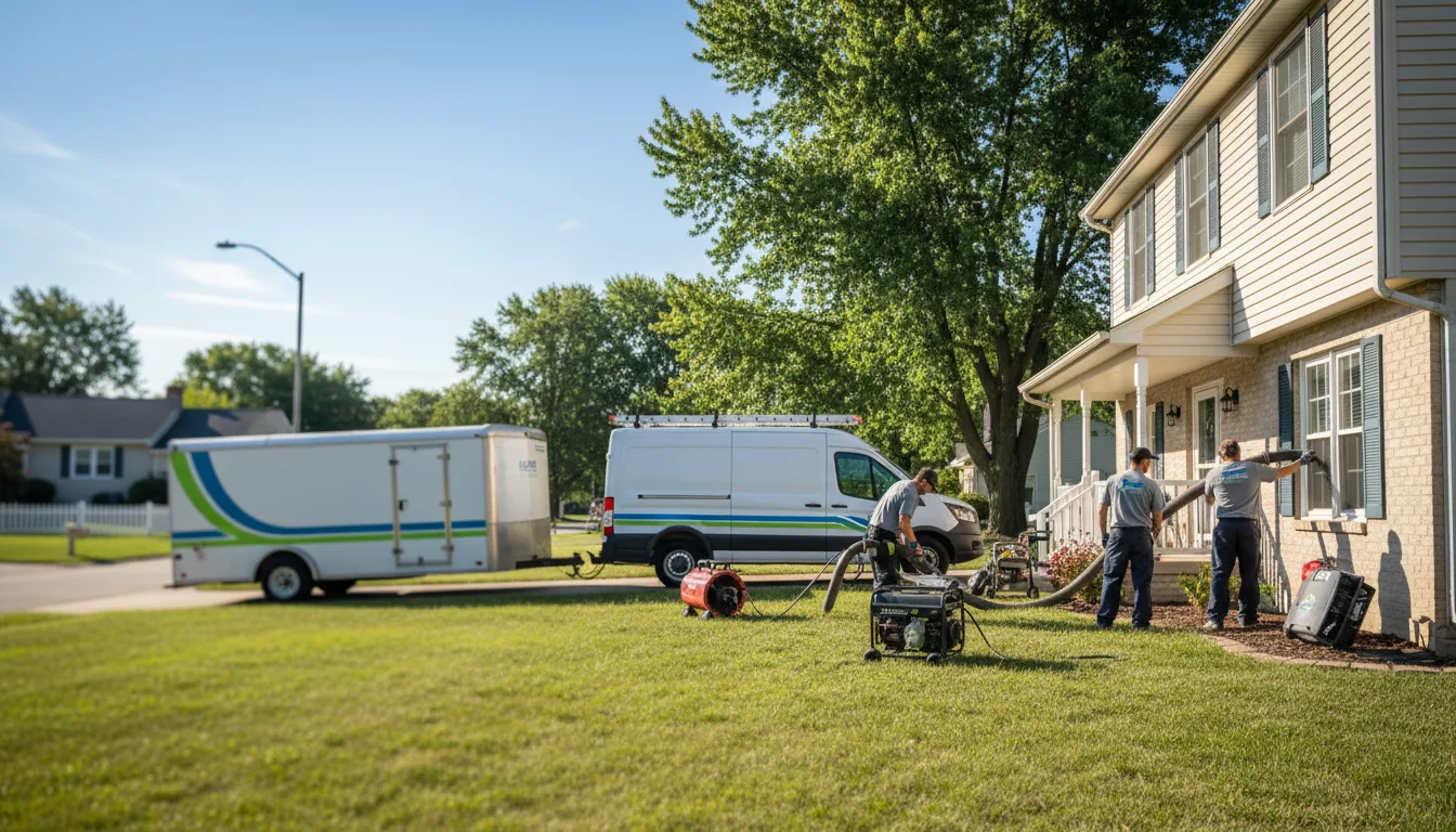 Flooded Basement Restoration And Cleanup With Repair in Chassell, MI near me